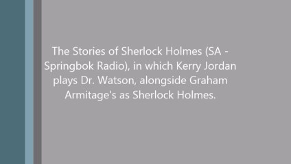 Stories of Sherlock Holmes - SA - The Waldhausen Experiment