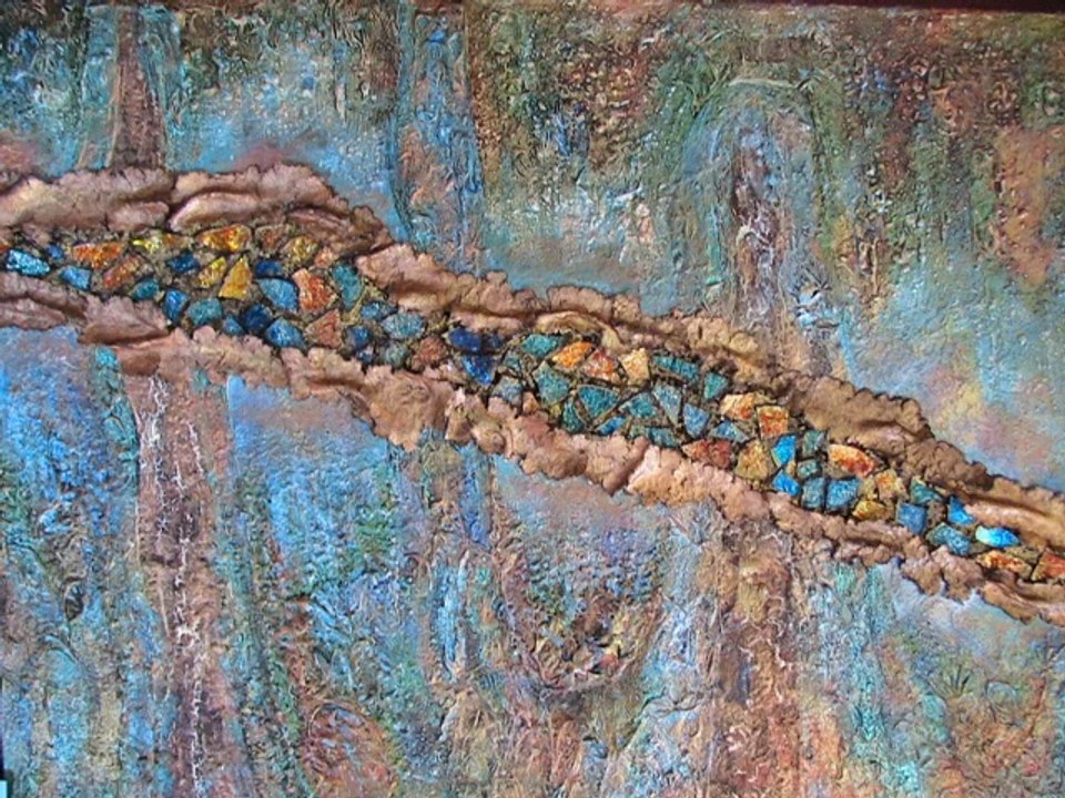 L'exposition des artistes "off", festival d'art contemporain de Saint Florent sur Auzonnet