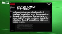 Formule 1 / Bianchi toujours dans un état critique mais stable - 07/10