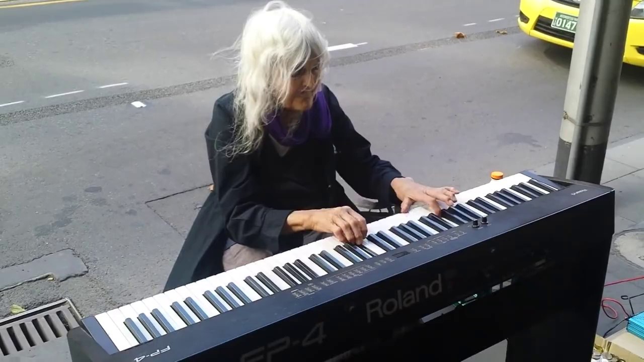 In the streets...