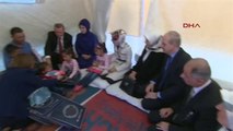 Gaziantep Cumhurbaşkanı Erdoğan, Çadır Kentte Suriyeli Sığınmacılarla Görüştü