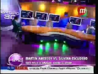 Martín Amestoy le respondió dicho por dicho a Silvina Escudero