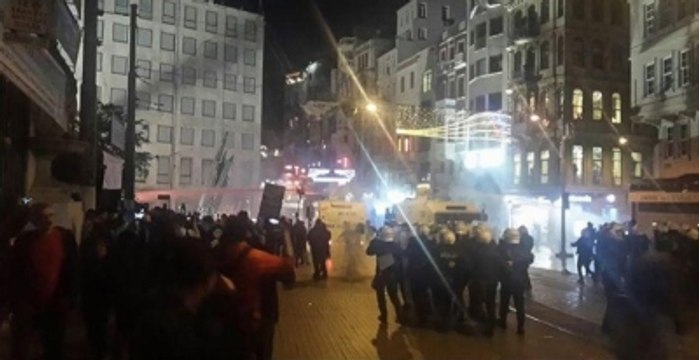 Taksim Savaş Alanına Döndü