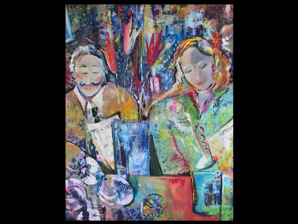 L'exposition des artistes locaux, festival d'art contemporain de Saint Florent sur Auzonnet