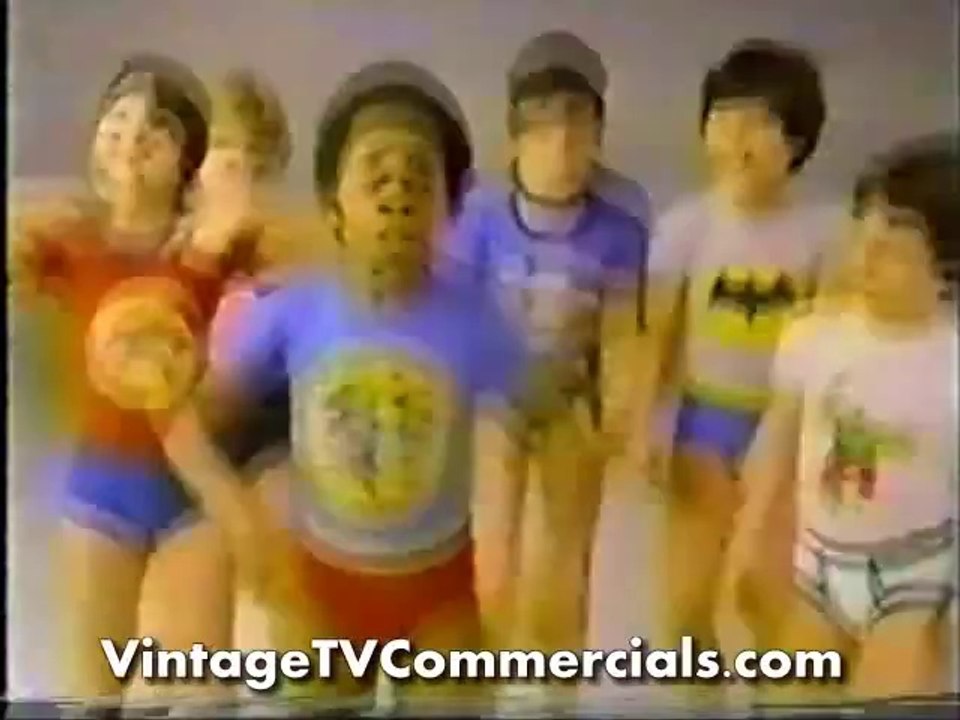 1980 Underoos Batman Hulk Commercial