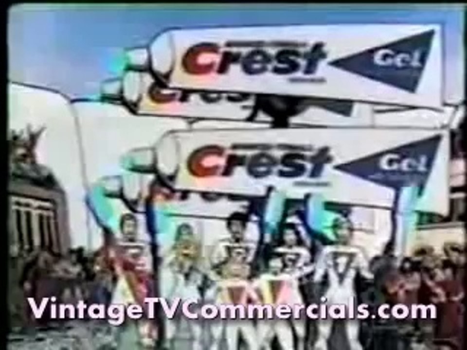 1980s Crest Gel Crest Team Commercial # 3