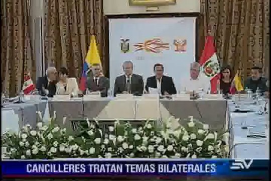 Reunión de cancilleres de Ecuador y Perú