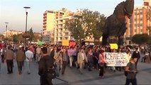 Çanakkale'de Kobani Yürüyüşünde Gerginlik