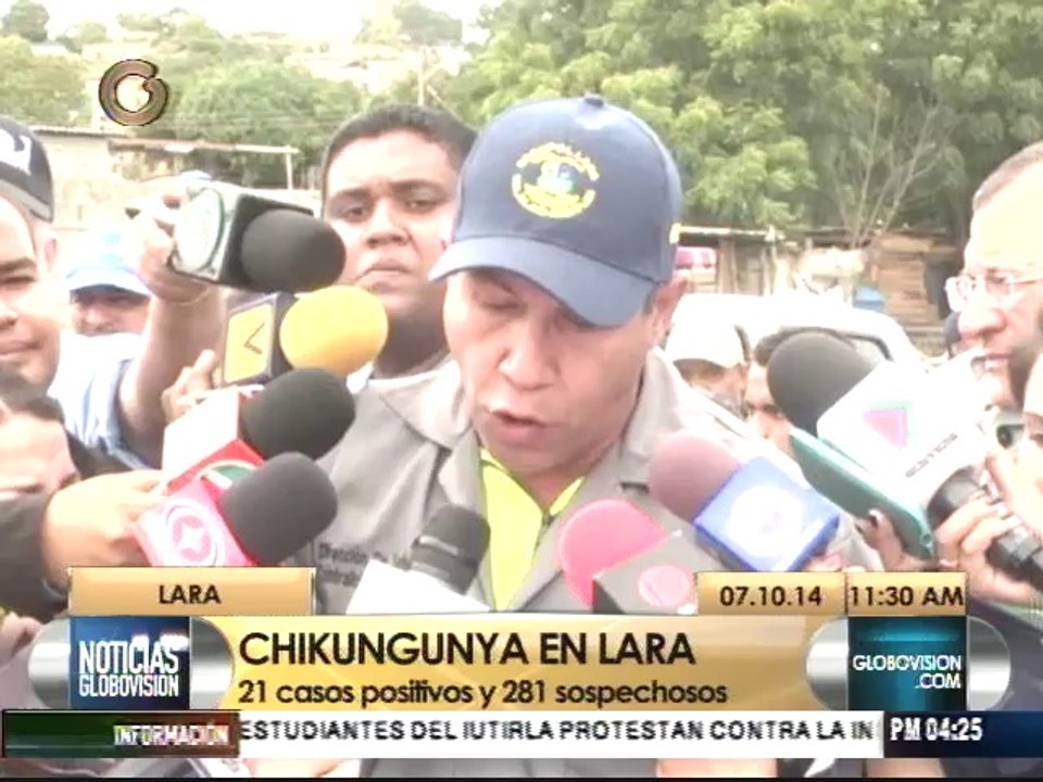 Registran 21 casos positivos y 281 sospechosos de chikungunya en Lara