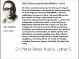 Dr Peter Beter Audio Letter 5 - October 15, 1975 - The CIA, Fort Knox, and The Poisoning of America; The Rockefeller Brothers are Preparing to Sacrifice New York City; A New United States Constitution and War in Asia