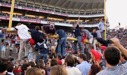 Ole Miss Fan Chokeslammed By State Trooper for Messing with Nick Saban
