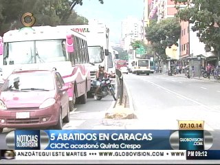5 abatidos en allanamiento en Quinta Crespo