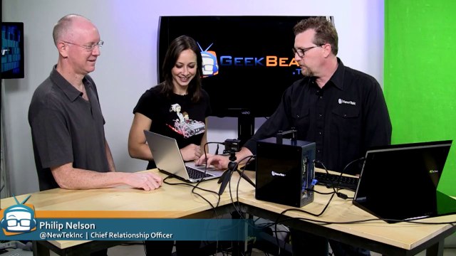 EXCLUSIVE! NewTek TriCaster Mini Hands On - GeekBeat.TV