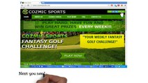 Daily Fantasy Sports Challenge-Golf Contest