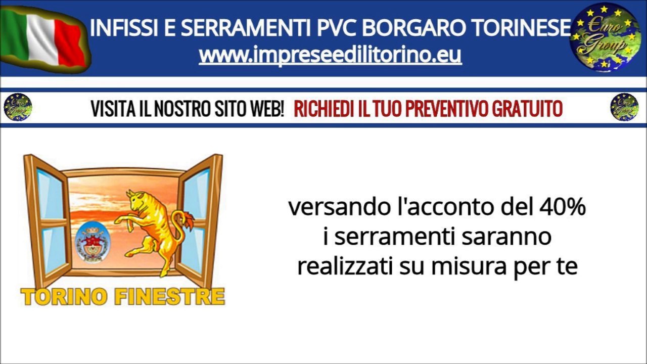 Infissi e Serramenti in PVC a Borgaro Torinese (TO) | www.impreseedilitorino.eu