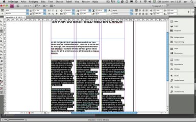007 InDesign Skapa luft i dokumentet med hjälp av mellanrubriker och stycken