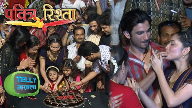 Sushant Singh Rajput and Ankita Lokhande at Pavitra Rishta Wrap Up Party | Zee Tv Show
