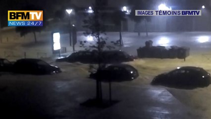 Témoins BFMTV : Impressionnant à Montpellier, des voitures emportées par les flots
