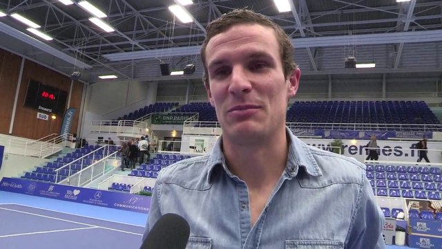 Romain Danzé à l'Open de tennis de Rennes