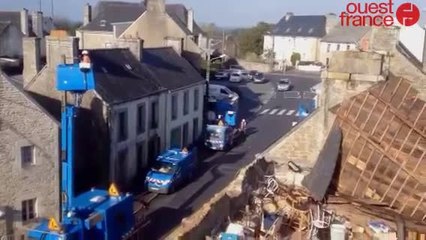 Mini-tornade à Plouray