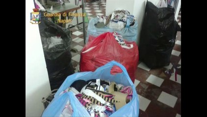 Napoli - Sequestrato opificio clandestino (08.10.14)