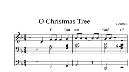 O Christmas Tree: DIGITAL SHEET MUSIC Piano Organ & Keyboard Book 2