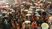 7th October Imran Khan on TV interview in the rain and among his beautiful and loving company of his supporters likewise enjoying the rain