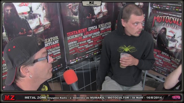 Metal Zone O.R - Mumakil, l'Interview - Motocultor 2014