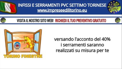 Infissi e Serramenti in PVC Settimo Torinese (TO)