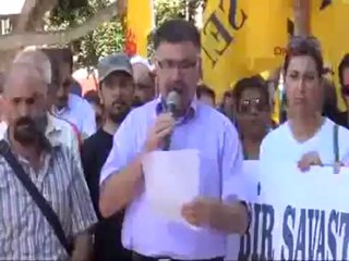 Öğretmenlerden Kobani'ye destek, IŞİD'e tepki yürüyüşü