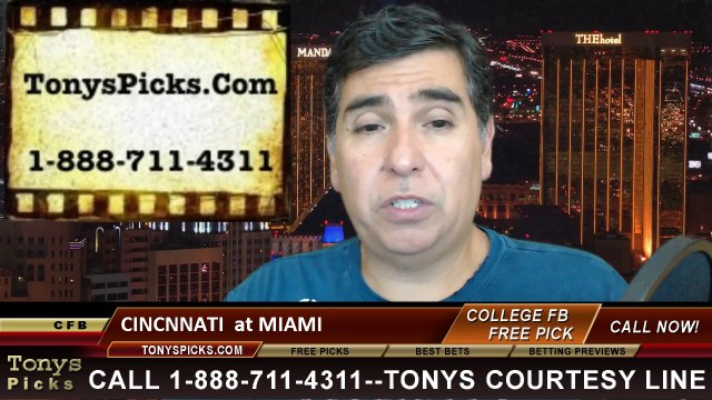 Miami Hurricanes vs. Cincinnati Bearcats Free Pick Prediction NCAA College Football Odds Preview 10-11-2014