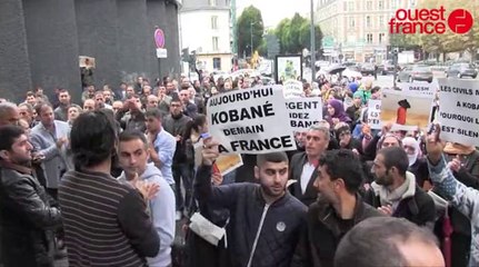 Les Kurdes de Rennes ont manifesté devant France 3