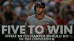 Five to Win: What Bryce Harper should do in the offseason