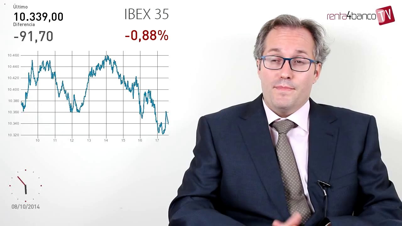 08.10.14 · Jornada negativa en las bolsas - Comentario de los gestores en el cierre del mercado