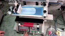 Desktop Flat Screen Printing Machine Mini Flatbed Screen Printer