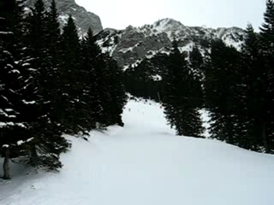 Ehrwald snowpark Tremplin chute