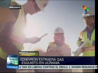 Chevron podrá extraer gas enquisto en Ucrania por 50 años