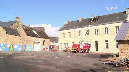 Plouray (56). Le bourg frappé durement