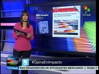 Virus ébola afecta el valor de las acciones de aerolíneas en el mundo