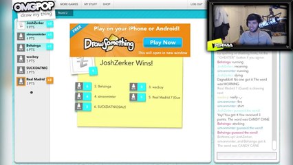 CHEATERS DRAW MY THING (WITH FACECAM-SIDEMEN).