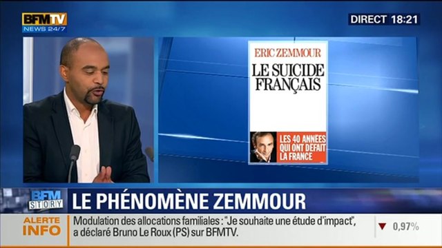 BFM Story: Eric Zemmour: un nouveau livre à succès sur fond de polémique - 08/10