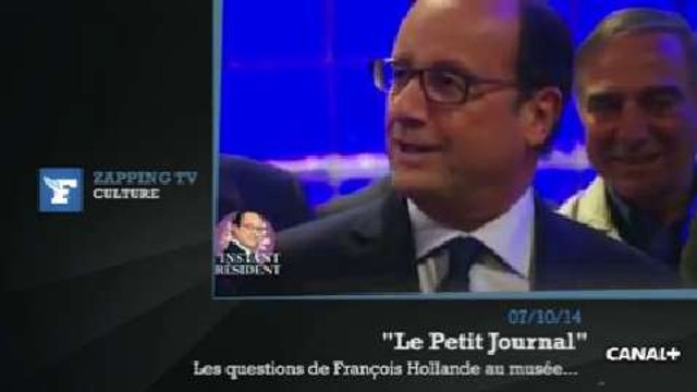 Zapping TV : François Hollande complètement paumé au musée d’histoire naturelle