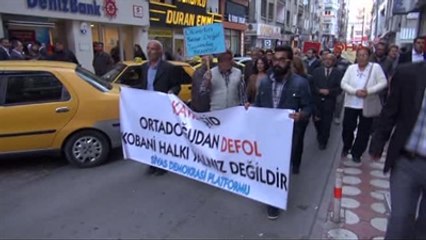 Sivas'ta 'Kobani' Protestosu Gerginliği -1