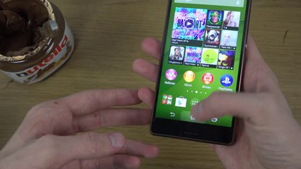 Sony Xperia Z3 Nutella - Test (4K)