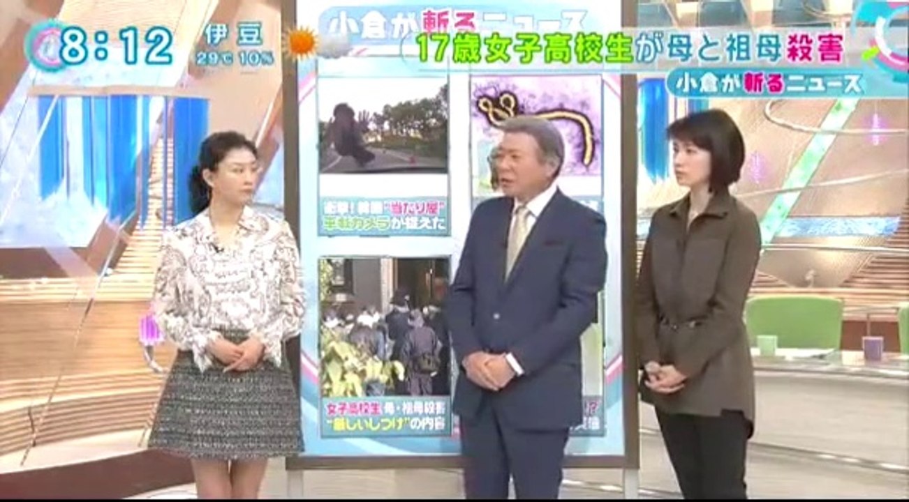 14 10 03 CX TD　北海道　１７才女子高生逮捕　祖母・母殺害　しつけ　