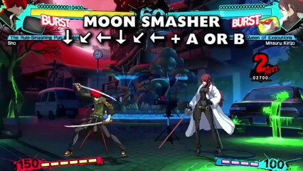 Persona 4 Arena Ultimax - Les attaques de Sho