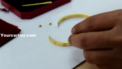 Cartier Love Bracelet Yellow Gold Old Version Screws can be removed