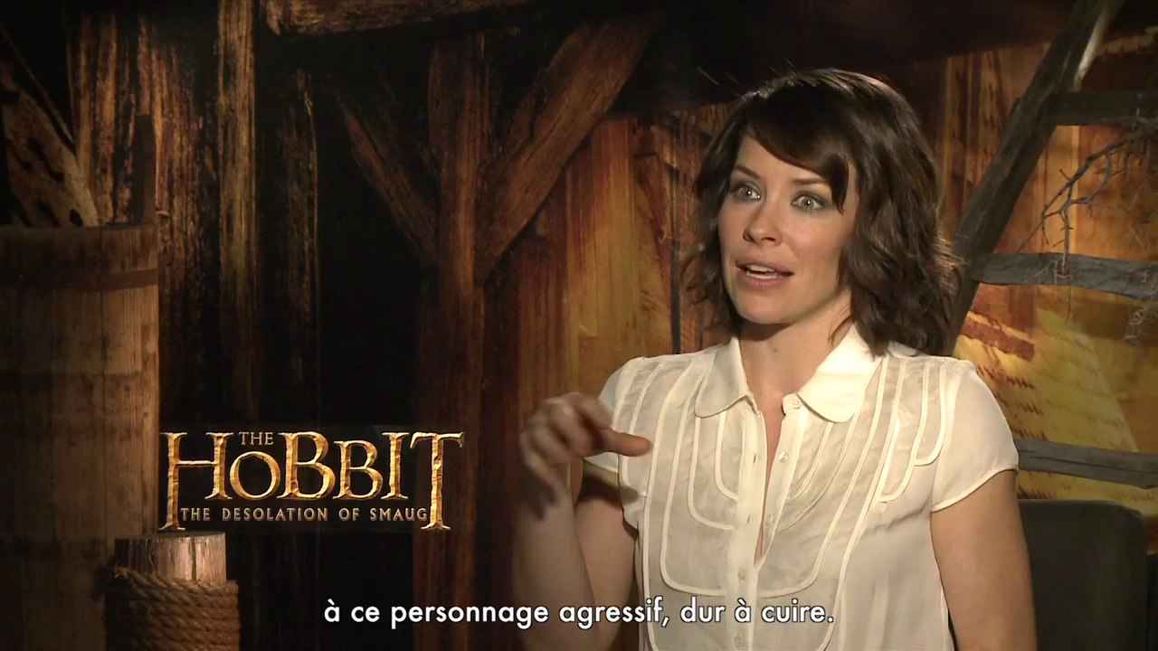 Le Hobbit : La Désolation de Smaug - Interview Evangeline Lilly VOST