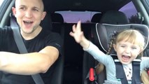 Daddy and Daughter singing Let It Go From Frozen