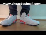 Air Jordan 6 White Red Infrared sneakers review